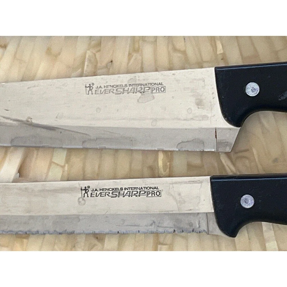 JA Henckels International Ever Sharp PRO Knives 3 Piece Serrated Stainless Steel